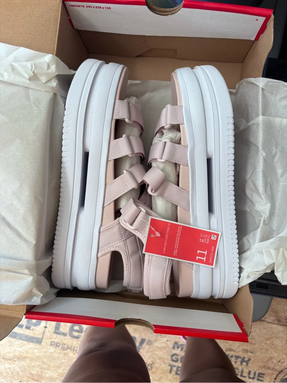 Nike icon platform sandals